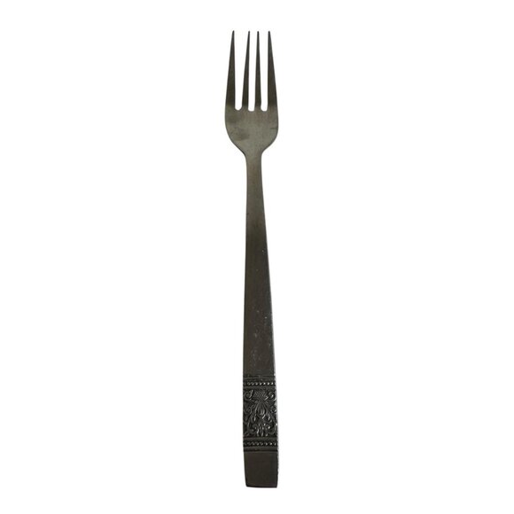 Vintage MCM Orleans Stainless ORL60 Scrolls & Dots Dinner Fork Korea - Picture 1 of 4